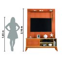 Ver imagem 6 de Rack Bancada Aruba com Painel para Tv até 55 Polegadas 1,35m Egeo Cedro/off White