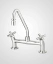 Ver imagem 1 de Misturador para Cozinha de Mesa Dn15 Slim Cross Cromada Perflex