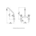 Ver imagem 4 de Misturador para Cozinha de Mesa Dn15 Slim Cross Cromada Perflex