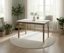 Ver imagem 1 de Mesa de Jantar Elisa para Cozinha ou Área Gourmet Moderna:branco