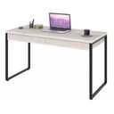 Ver imagem 3 de Mesa Escritório Office Estilo Industrial 1,35m C/ 2 Gavetas