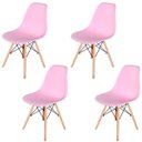 Ver imagem 1 de Cadeira Charles Eames Eiffel 130pp Cor:rosa;quantidade:4