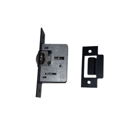 Fecho Trinco Rolete 501 Preto sem Chave Haga - 1
