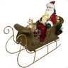 Trenó Papai Noel 36cm em Resina - 1