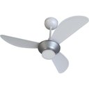 Ver imagem 1 de Ventilador de Teto Ventisol Mistral 3 Pás Branco/cinza Bivolt