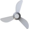Ventilador de Teto Ventisol Mistral 3 Pás Branco/cinza Bivolt - 4
