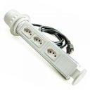 Ver imagem 1 de Mini Totem de Mesa Manual 3ele Nbr 10a - Branco Qtmov