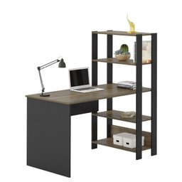 Kit 2 Peças com Escrivaninha Match e Estante para Livros 10 Nichos - 14