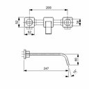 Ver imagem 2 de Misturador para Lavatório de Parede Embutido com Valvula Virtus