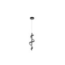 Ver imagem 1 de Pendente Espiral Preto 40cm Led 12w 3000k Bivolt 14542-pl