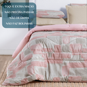 Ver imagem 4 de Cobertor de Casal Queen Size Grosso Selin 100%algodao Antialergico:rosa