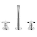 Ver imagem 5 de Misturador para Lavatório de Mesa 3 Furos Bica Alta com Válvula Cross