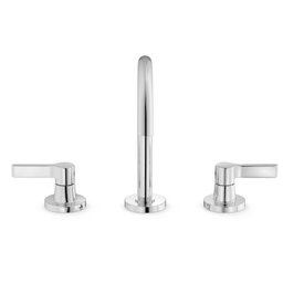Misturador para Lavatório de Mesa 3 Furos Bica Alta com Válvula Lix - 5