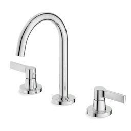 Misturador para Lavatório de Mesa 3 Furos Bica Alta com Válvula Lix - 1