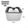 Bebedouro Fonte de Água Gato Cães Pet com Filtro 2,5l Usb - 4