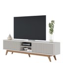 Ver imagem 2 de Rack Bancada Fortaleza Off White Matte com Mesa de Centro Jeri Off White Freijó - Colibri