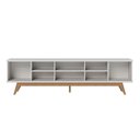 Ver imagem 3 de Rack Bancada Fortaleza Off White Matte com Mesa de Centro Jeri Off White Freijó - Colibri