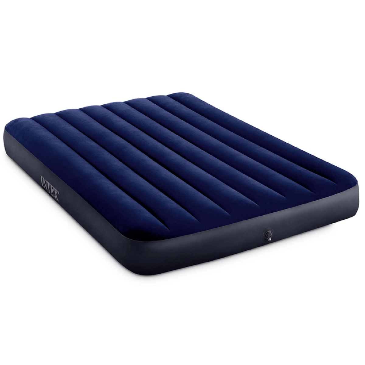 Colchão Inflável Casal Intex Fiber Tech 191x137x25cm:azul - 3