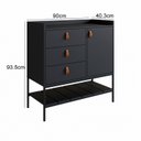Ver imagem 3 de Cômoda Multifuncional Personal Quartos Preto