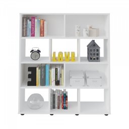 Kit 2 Peças com Escrivaninha Match e Estante para Livros 10 Nichos - 8