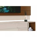 Ver imagem 4 de Rack com Painel Delux 2.2 Off White com Natural - Moveisaqui