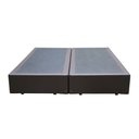 Ver imagem 3 de Base Box Queen Bipartido Marrom Sintético 38x158x198