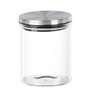 Pote de Vidro com Tampa Inox Redondo 350ml 95x8cm - 1