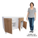Ver imagem 5 de Balcão de Pia Cozinha 120cm Armário Gabinete Morgana