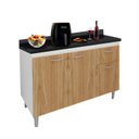 Ver imagem 3 de Balcão de Pia Cozinha 120cm Armário Gabinete Morgana
