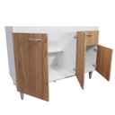 Ver mais imagens de Balcão de Pia Cozinha 120cm Armário Gabinete Morgana