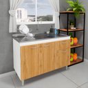 Ver imagem 1 de Balcão de Pia Cozinha 120cm Armário Gabinete Morgana