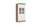 Ver imagem 4 de Quarto de Bebê Completo com Guarda Roupa, Cômoda e Berço Katatau Branco/mezzo - Rede Móveis