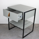 Ver imagem 7 de Mesa Cabeceira para Quarto com 1 Gaveta James Verde