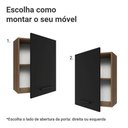Ver imagem 4 de Armário Aéreo 50cm 1 Porta Rustic/preto Agata Madesa