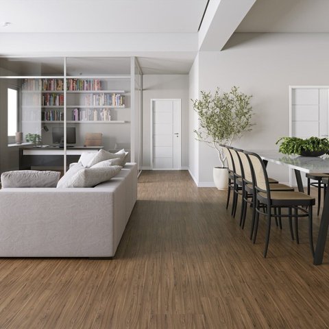 Piso Laminado 1357MMX357MM Max Elegance Cx/8 Marrom/Noce Borgonha