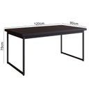 Ver imagem 2 de Mesa para Cozinha Oxford 120cm x 90cm Preto