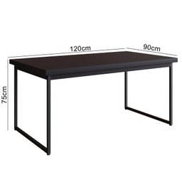 Mesa para Cozinha Oxford 120cm x 90cm - 2