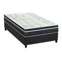 Ver imagem 1 de Cama Box Solteiro: Colchão Molas Orthoflex Bonnel Venezia + Base CRC Suede Cinza(78x188)