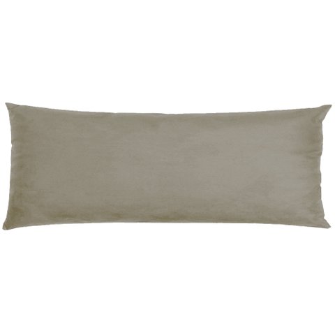 Travesseiro De Corpo Body Pillow Veludo 40x130cm Bege FASTLAR CAPA BODY PILLOW Somente capa