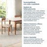 Kit Mesa de Jantar Tangará 160cm e 4 Cadeiras Pitanga CabeCasa MadeiraOriginals - 9