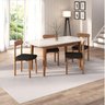 Kit Mesa de Jantar Tangará 160cm e 4 Cadeiras Pitanga CabeCasa MadeiraOriginals - 1