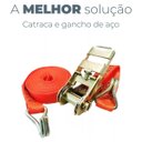 Ver imagem 5 de Kit Cinta com Catraca Amarrar Carga Carreta Caminhao 4,5mts