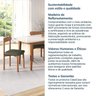 Kit Mesa de Jantar Tangará 160cm e 4 Cadeiras Pitanga CabeCasa MadeiraOriginals - 9
