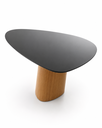 Ver imagem 1 de Mesa Jantar Orgânica Cone Canya 120x125cm - Laca Preto