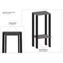 Ver imagem 4 de Mesa Alta, Mesa de Canto, Mesa de Apoio, Mesa de Bebedouro, Mesa Lateral Sala/quarto/cozinha