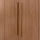 Ver imagem 4 de Guarda Roupa Casal Vortex Jatobá S01 8 Portas 4 Gavetas MDP com Espelho Jatoba Mpozenato 239cm