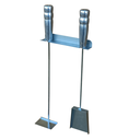 Ver imagem 2 de KIT LIMPEZA DE CHURRASQUEIRA RASTELO DE BRASA E PA 49 CM