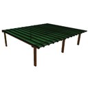 Ver imagem 1 de Kit Policarbonato Verde 4mm 12,00m X 4,00m - Perfis Naturais