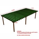 Ver imagem 5 de Kit Policarbonato Verde 4mm 12,00m X 4,00m - Perfis Naturais