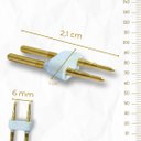 Ver imagem 2 de Kit 40 Un Pino H Aranha P/ Mangueira de Iluminação Led 6mm